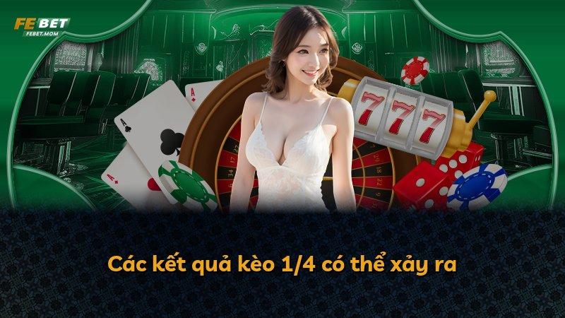 Các kết quả kèo 1/4 có thể xảy ra