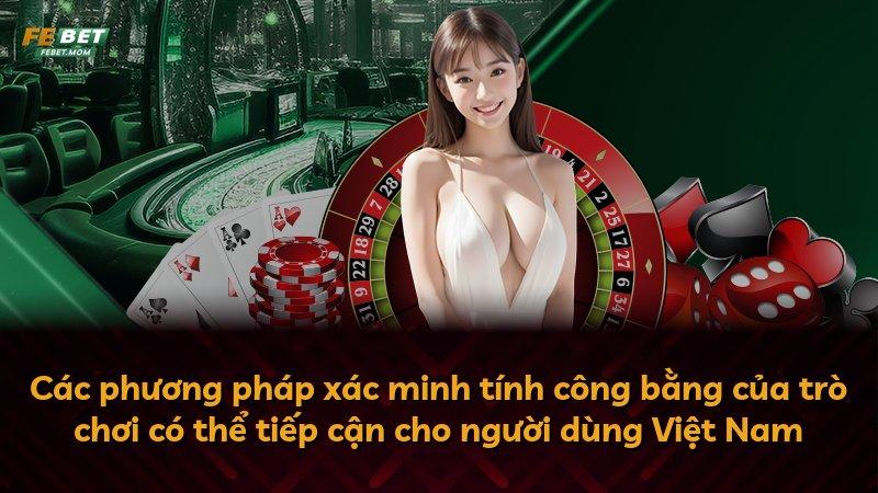 Các phương pháp xác minh tính công bằng của trò chơi có thể tiếp cận cho người dùng Việt Nam