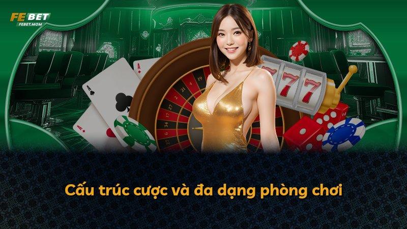 Cấu trúc cược và đa dạng phòng chơi