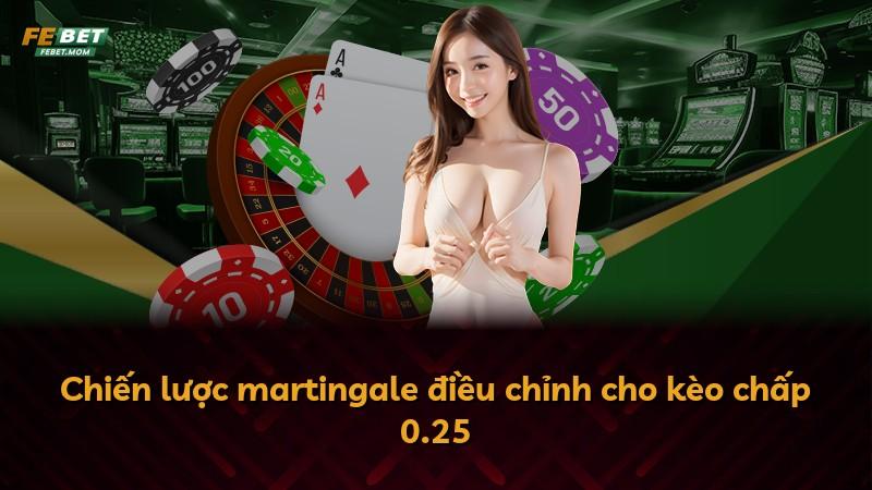 Chiến lược martingale điều chỉnh cho kèo chấp 0.25