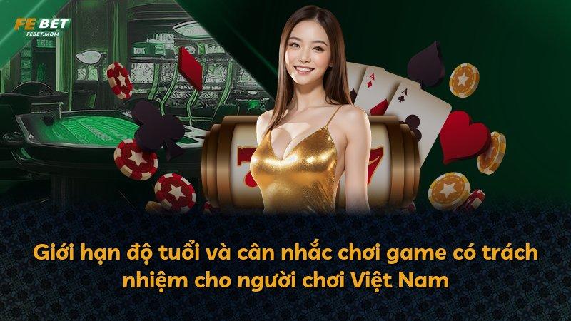 Giới hạn độ tuổi và cân nhắc chơi game có trách nhiệm cho người chơi Việt Nam