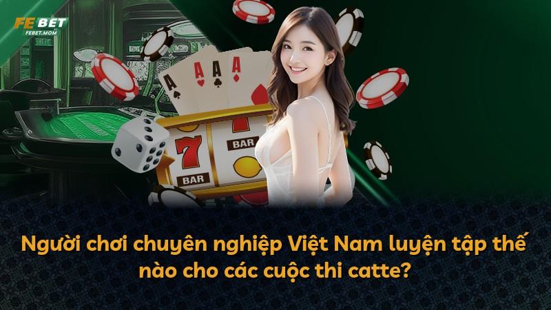 Người chơi chuyên nghiệp Việt Nam luyện tập thế nào cho các cuộc thi catte?