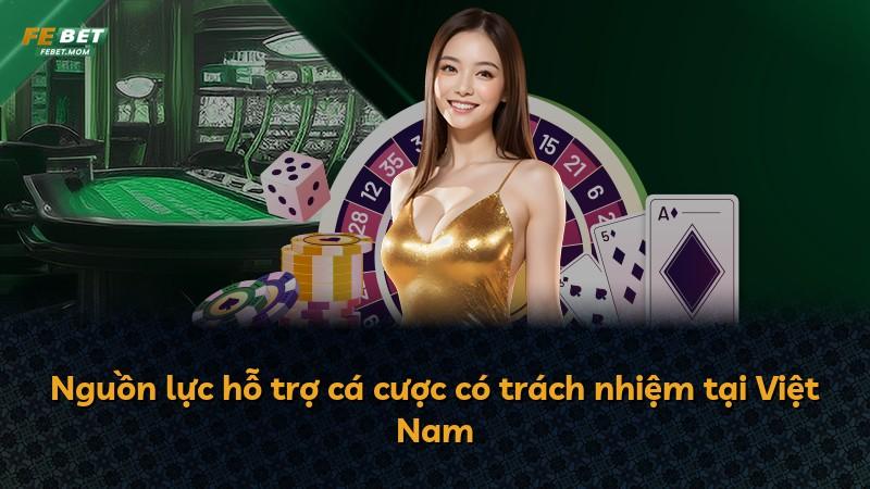 Nguồn lực hỗ trợ cá cược có trách nhiệm tại Việt Nam