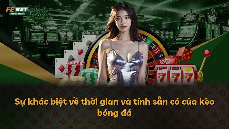 Sự khác biệt về thời gian và tính sẵn có của kèo bóng đá