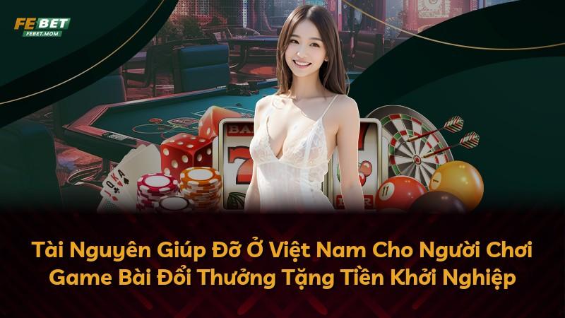 Tài Nguyên Giúp Đỡ Ở Việt Nam Cho Người Chơi Game Bài Đổi Thưởng Tặng Tiền Khởi Nghiệp