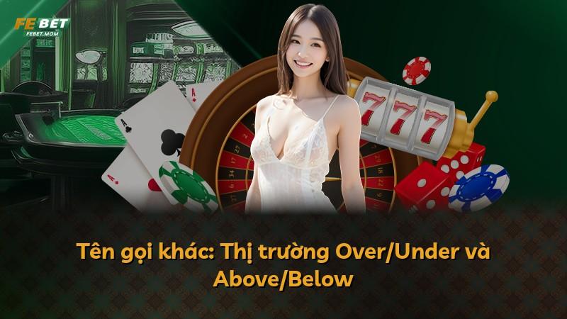 Tên gọi khác: Thị trường Over/Under và Above/Below