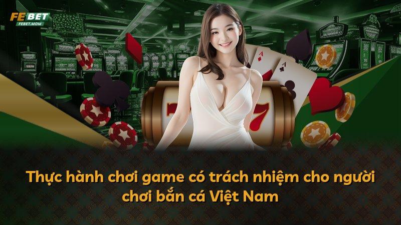 Thực hành chơi game có trách nhiệm cho người chơi bắn cá Việt Nam