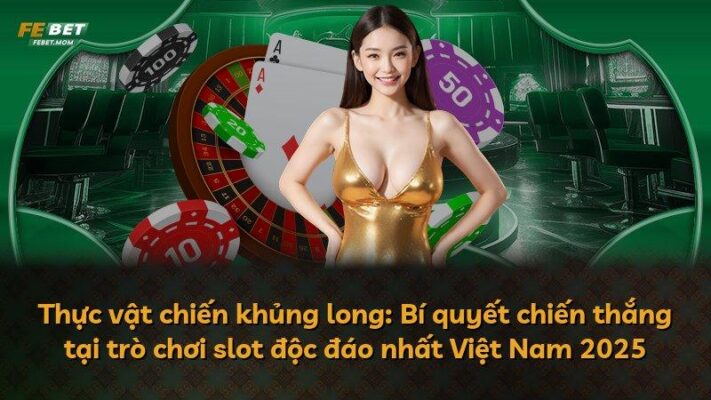 Thực vật chiến khủng long: Bí quyết chiến thắng tại trò chơi slot độc đáo nhất Việt Nam 2025