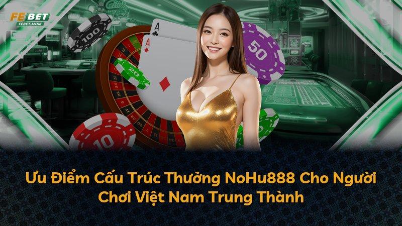Ưu Điểm Cấu Trúc Thưởng NoHu888 Cho Người Chơi Việt Nam Trung Thành